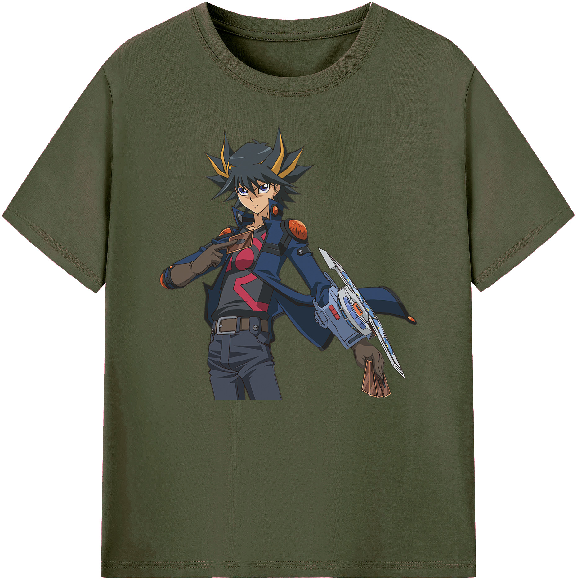 （画像用） 遊☆戯☆王 Yu-Gi-Oh! 綿100％ メンズ半袖Tシャツ｜肌触りやわらか＆通気性